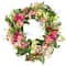 24&#x22; Leafy Hydrangea Floral Spring Wreath